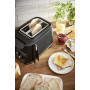 Тостер Tefal Includeo 850Вт, розморожування, щипці, термопластик, чорний