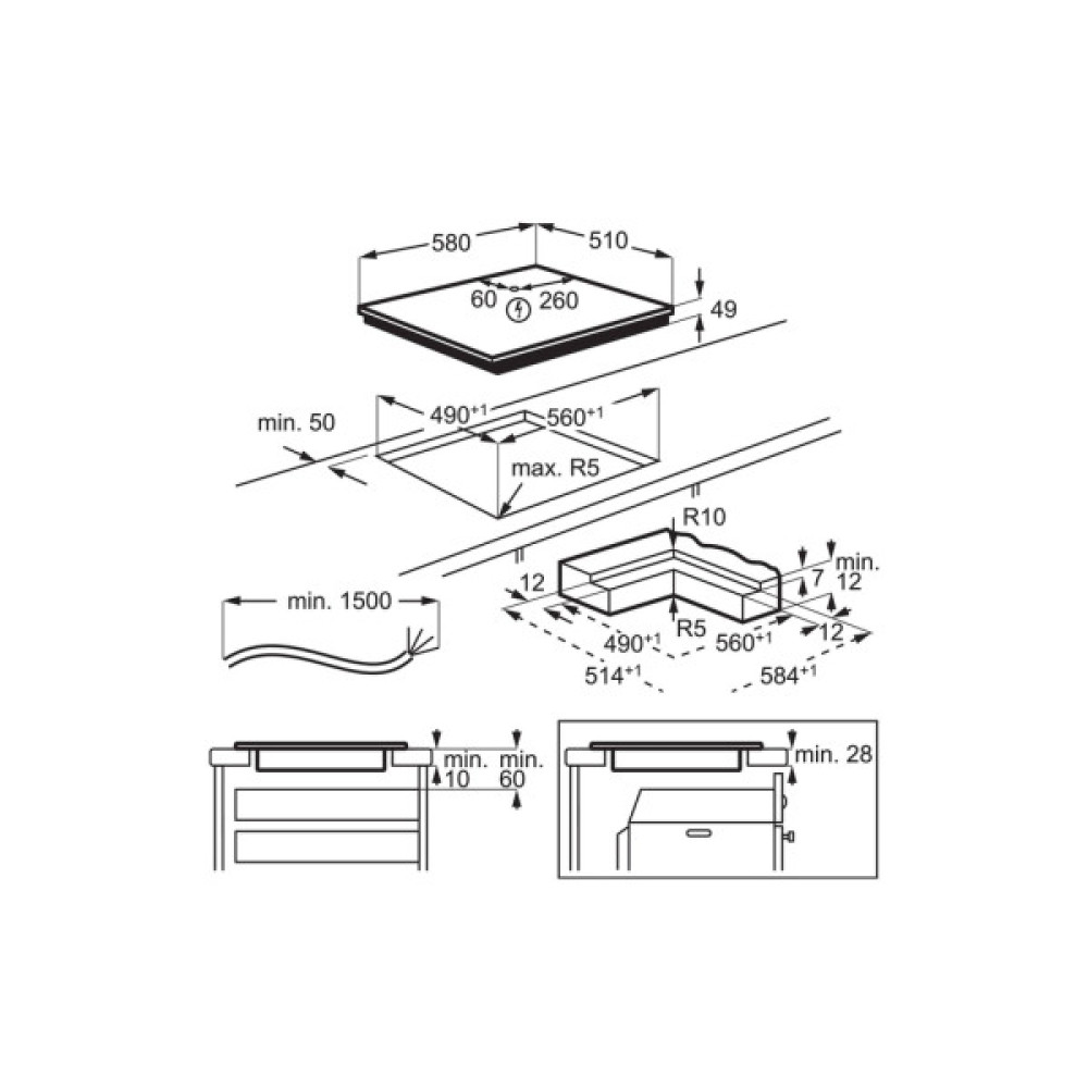 Варочна поверхня Electrolux EIS62453IT
