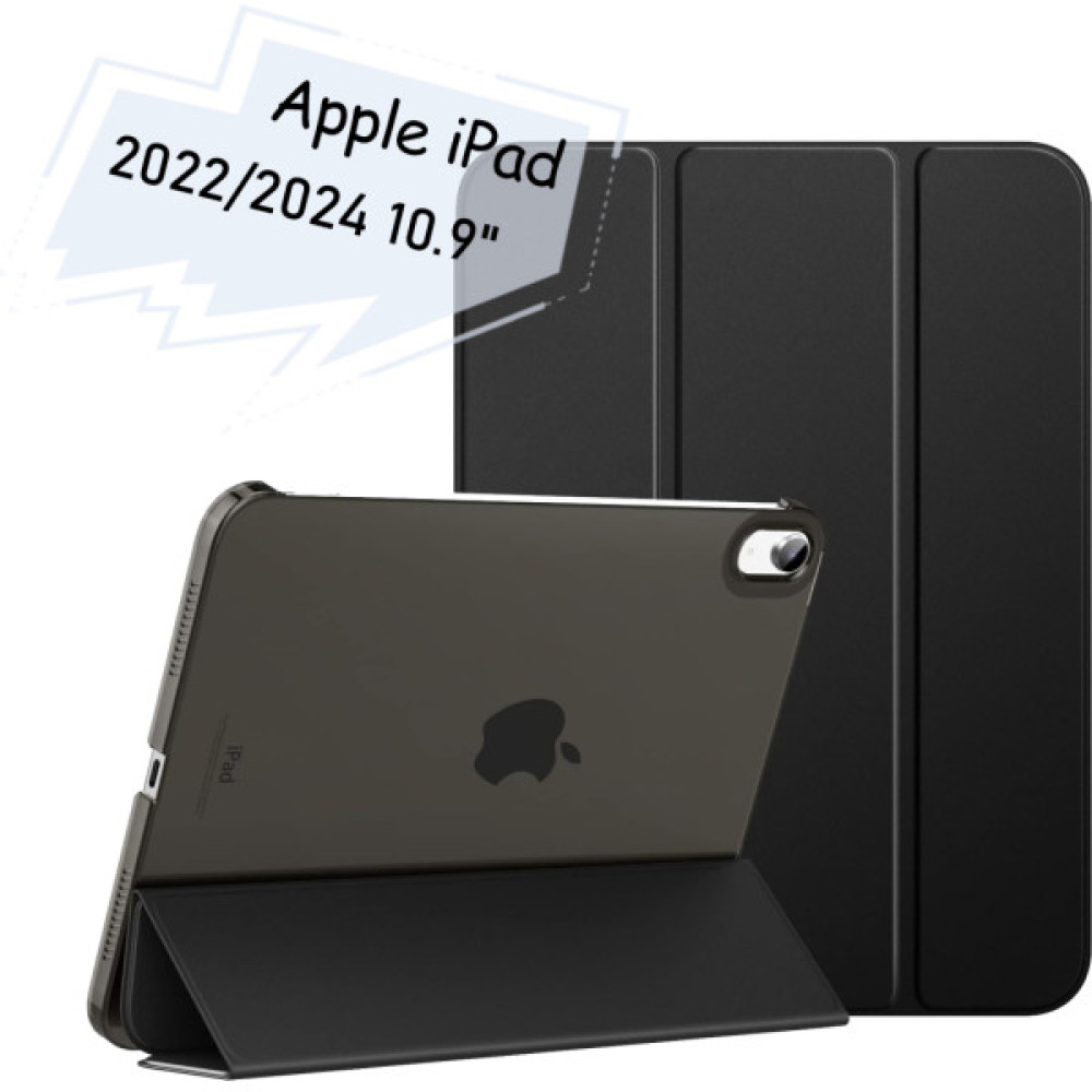 Чохол до планшета BeCover Tri Fold Hard Apple iPad 10.9" 2022/24/11" 2025/2024 Black (712983)