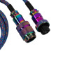 Дата кабель USB-C + USB A to USB-C 1.08m Premium Coiled Aviator blue Keychron (CAB8_KEYCHRON) Дата кабель USB-C + USB A to USB-C 1.08m Premium Coiled Aviator blue Keychron (CAB8_KEYCHRON)