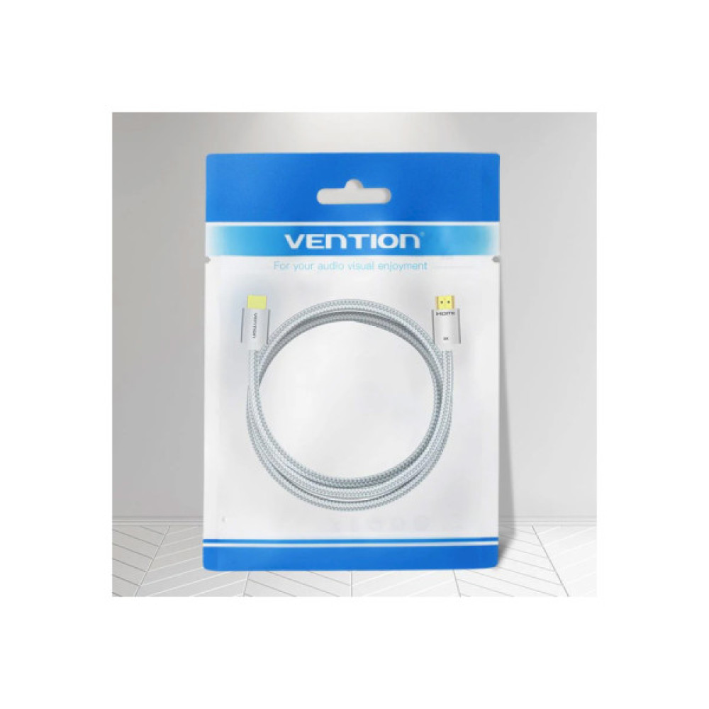 Кабель мультимедійний HDMI M to HDMI M 2.0m V2.1 8K60Hz silver VENTION (ALCIH)