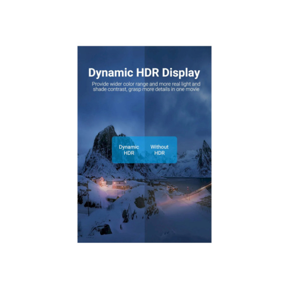 Кабель мультимедійний HDMI M to HDMI M 2.0m V2.1 8K60Hz silver VENTION (ALCIH)