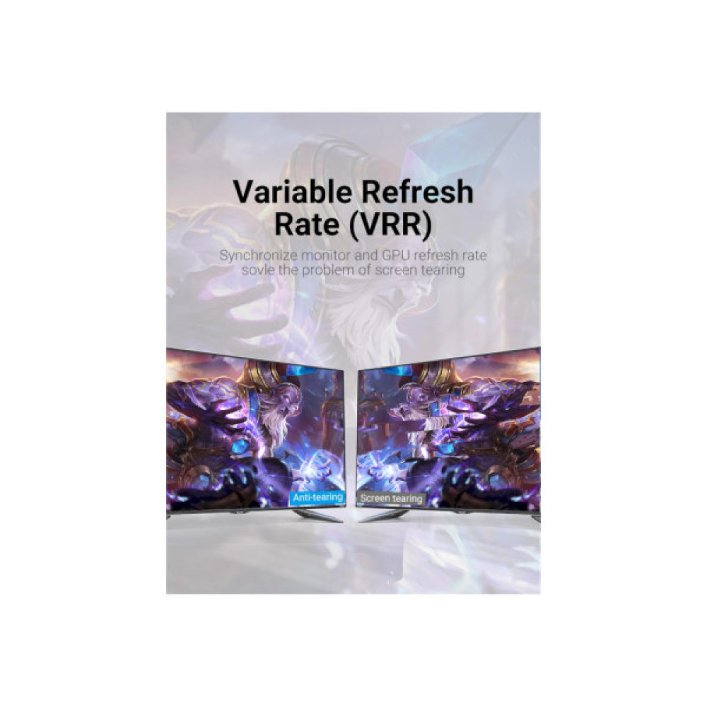 Кабель мультимедійний HDMI M to HDMI M 2.0m V2.1 8K60Hz silver VENTION (ALCIH)