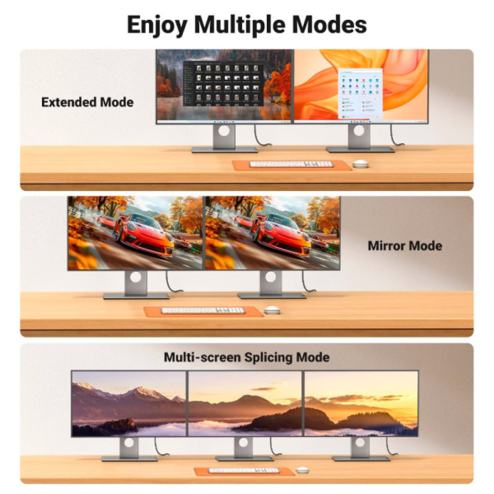 Кабель мультимедійний DisplayPort M to HDMI M 1.5m V2.0 4K30Hz DP125 black Ugreen (35841)