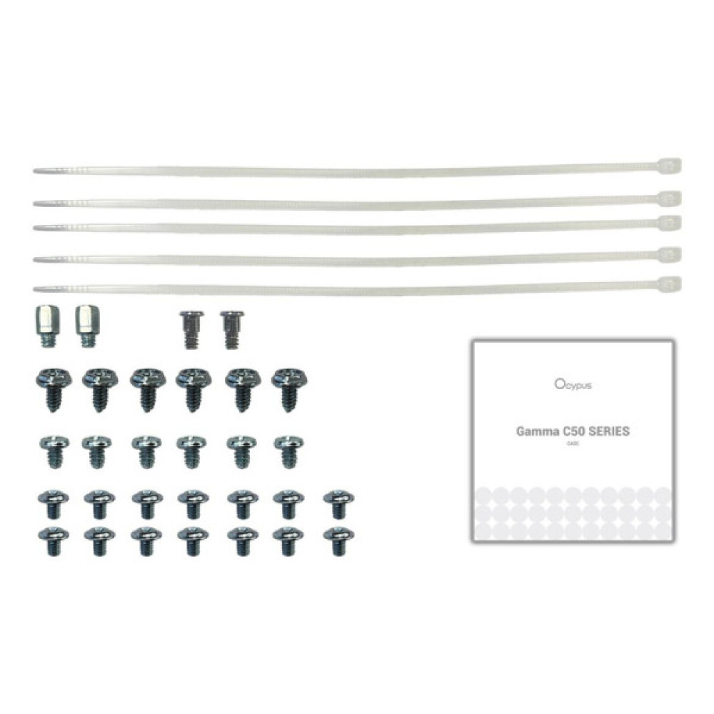 Корпус для ПК OCYPUS GAMMA C50 WH ARGB (GAMMA-C50-WHG400XX-GL)