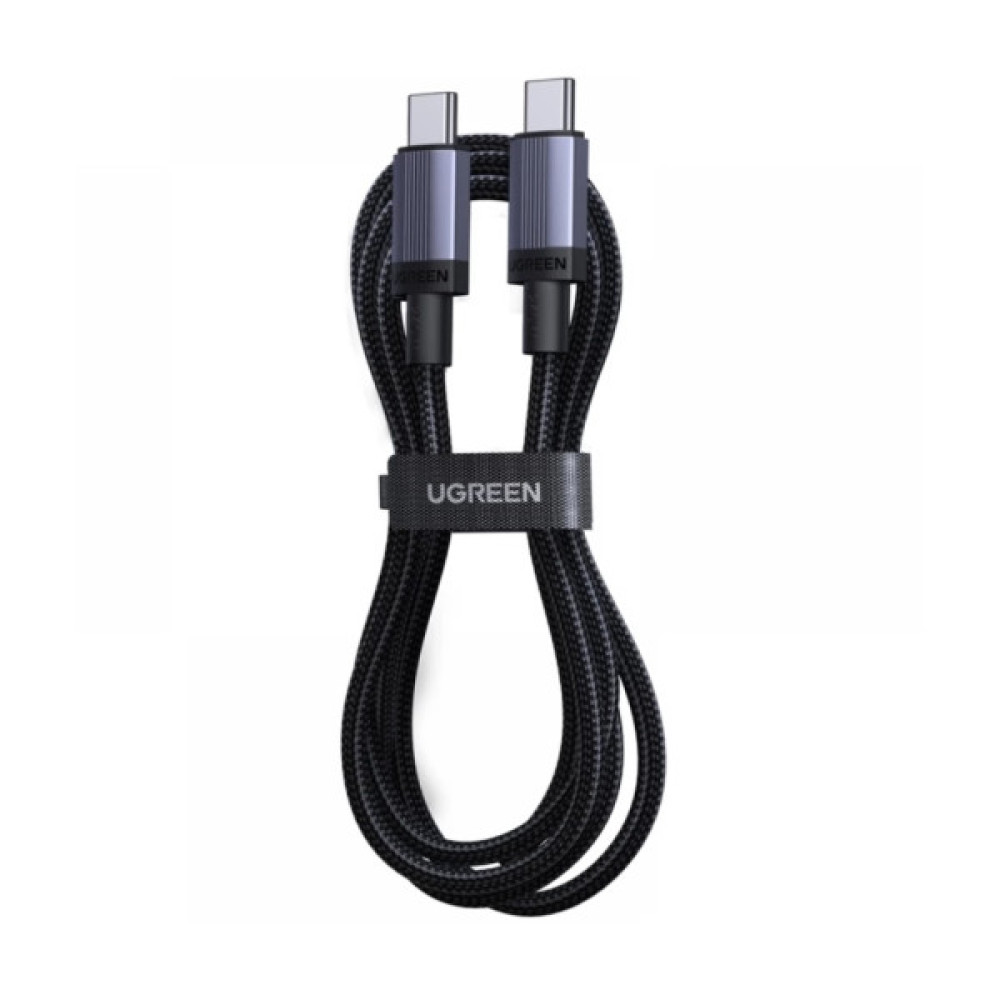 Дата кабель USB-C to USB-C 1.0m 100W 480Mbps black Ugreen (65832)