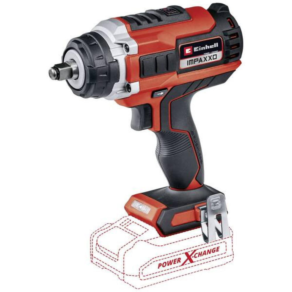 Гайковерт ударний Einhell Professional IMPAXXO 18/400 - Solo PXC 18В 2100-3300об·хв 400Нм 2кг без АКБ та ЗП