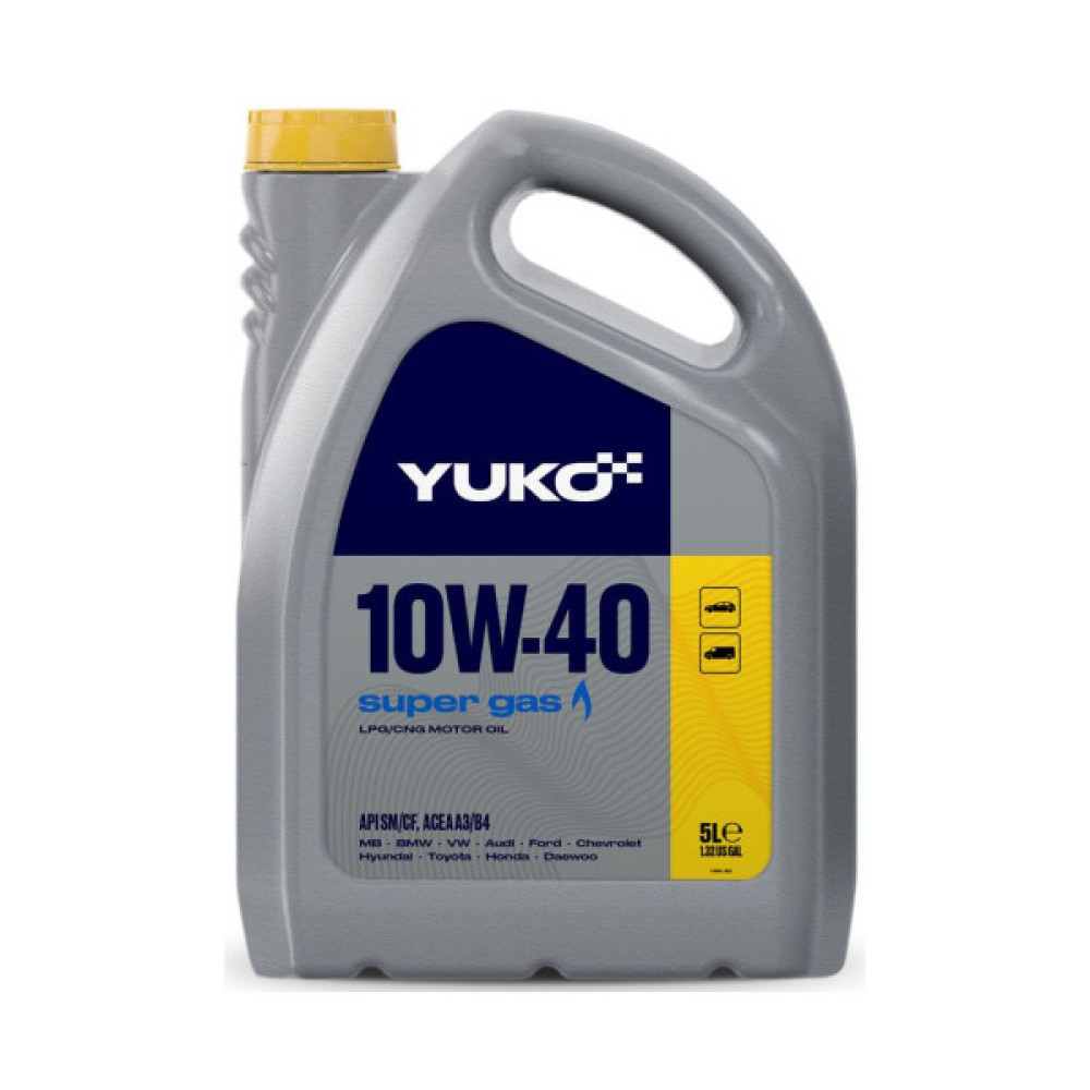 Моторна олива Yuko SUPER GAS 10W-40 5л (4820070244519)