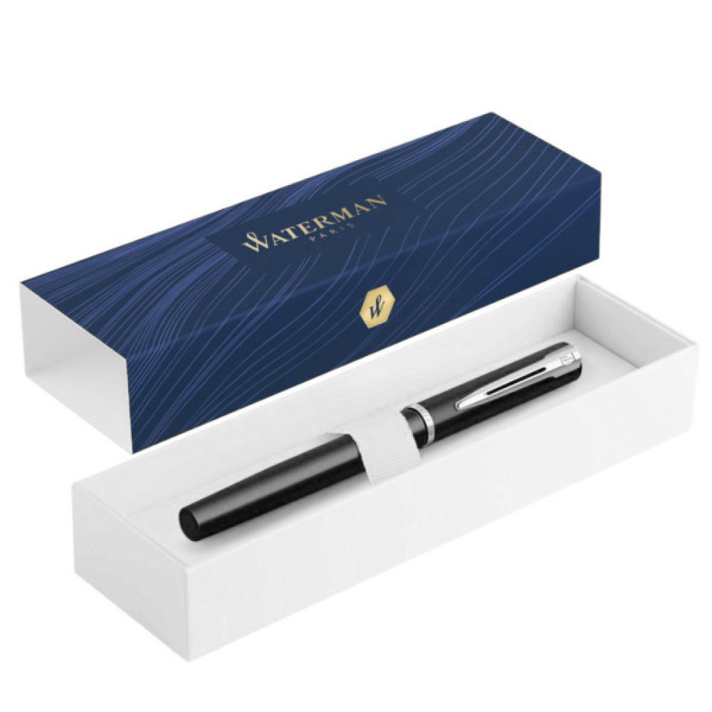 Ручка пір'яна Waterman ALLURE Black CT  FP F (13 311)