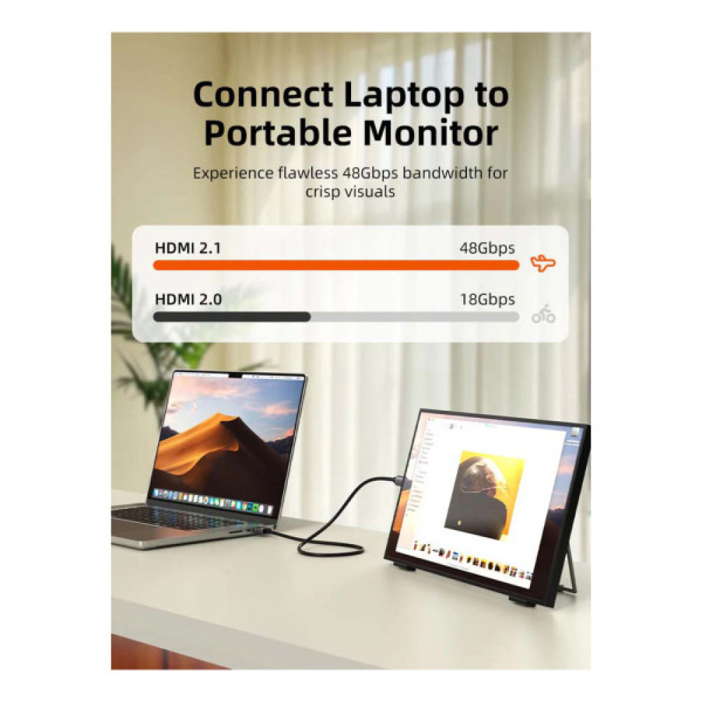 Кабель мультимедійний HDMI mini M to HDMI M 3.0m 8K60Hz Cabletime (CA915866)