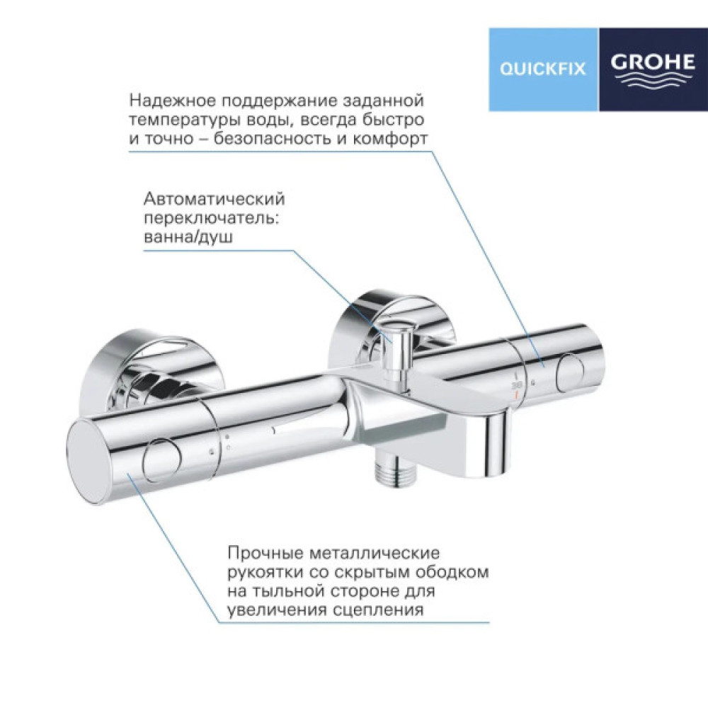 Змішувач Grohe QuickFix Precision Get (34774000)