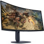 Монітор DELL 34" AW3425DWM 2xHDMI, DP, USB, VA, 3440x1440, 21:9, 180Hz, 1ms, DCI-P3 95%, CURVED, Adaptive-Sync, HDR 400