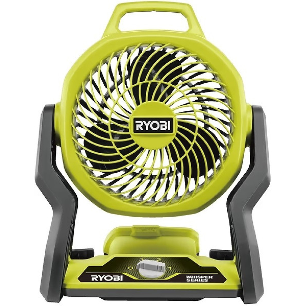 Вентилятор акумуляторний Ryobi ONE+ RF18-0 Whisper 18В 850м куб/год регулювання положення 3 швидкості 1.7кг без АКБ та ЗП