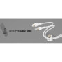 Кабель Belkin USB-C > USB-C заряджання/синхронізації 60Вт PD, 1м, плетений, силіконовий, з ремінцем на магніті, білий