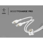 Кабель Belkin USB-C > USB-C заряджання/синхронізації 60Вт PD, 1м, плетений, силіконовий, з ремінцем на магніті, білий