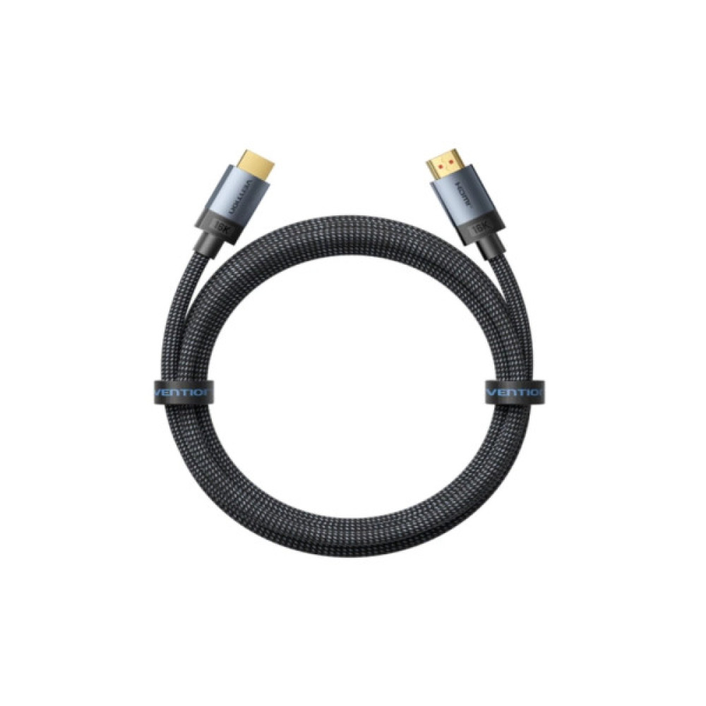 Кабель мультимедійний HDMI M to HDMI M 2.0m 16K60Hz 96Gbps gray Vention (ALVHH)