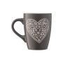 Чашка Ardesto Heart 330 мл Deep Grey (AR3467DGR) Чашка Ardesto Heart 330 мл Deep Grey (AR3467DGR)