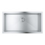 Мийка кухонна Grohe K700, нерж.сталь, прямокут., без крила, 800x400x200мм, чаша - 1, уніврсальна, нержавіюча сталь Мийка кухонна Grohe K700, нерж.сталь, прямокут., без крила, 800x400x200мм, чаша - 1, уніврсальна, нержавіюча сталь