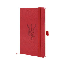 Книга записна Axent Partner Soft Skin Воля 125x195 мм, 96 аркушів, клітинка, червона (8616-06-6-A)