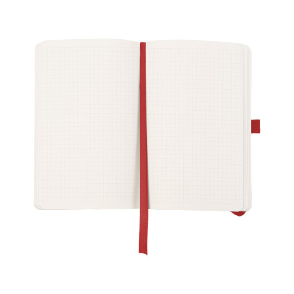 Книга записна Axent Partner Soft Skin Воля 125x195 мм, 96 аркушів, клітинка, червона (8616-06-6-A)