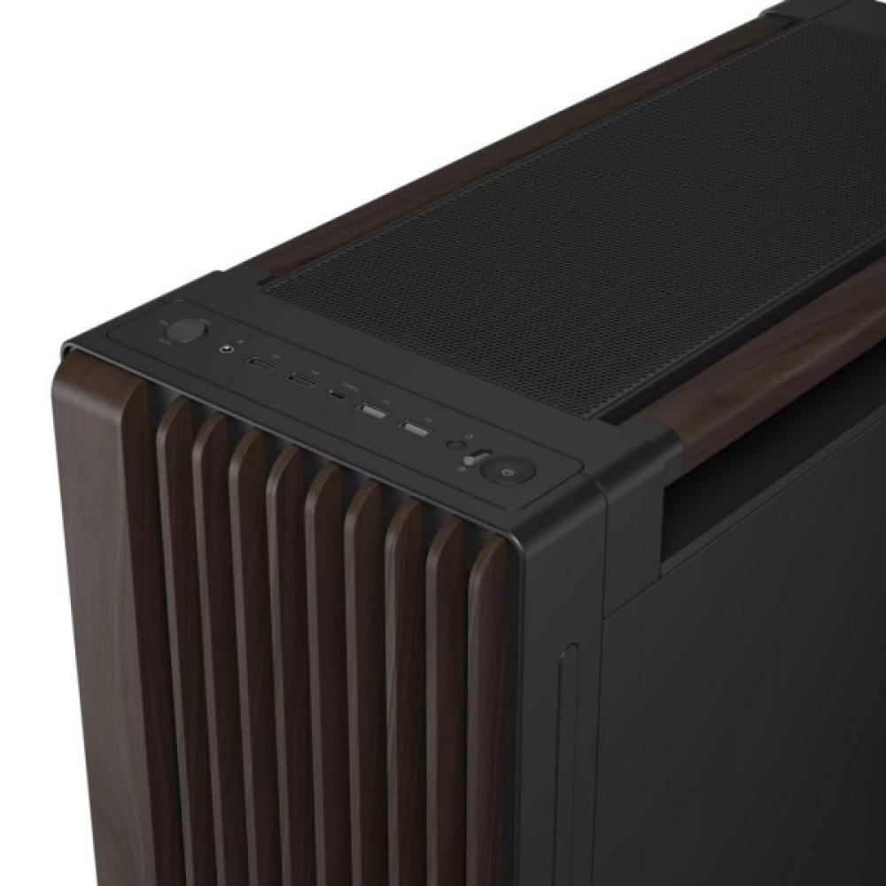 Корпус для ПК ASUS ProArt PA602 Walnut Wood Metal Panel Modern Black (90DC00J0-B09040)