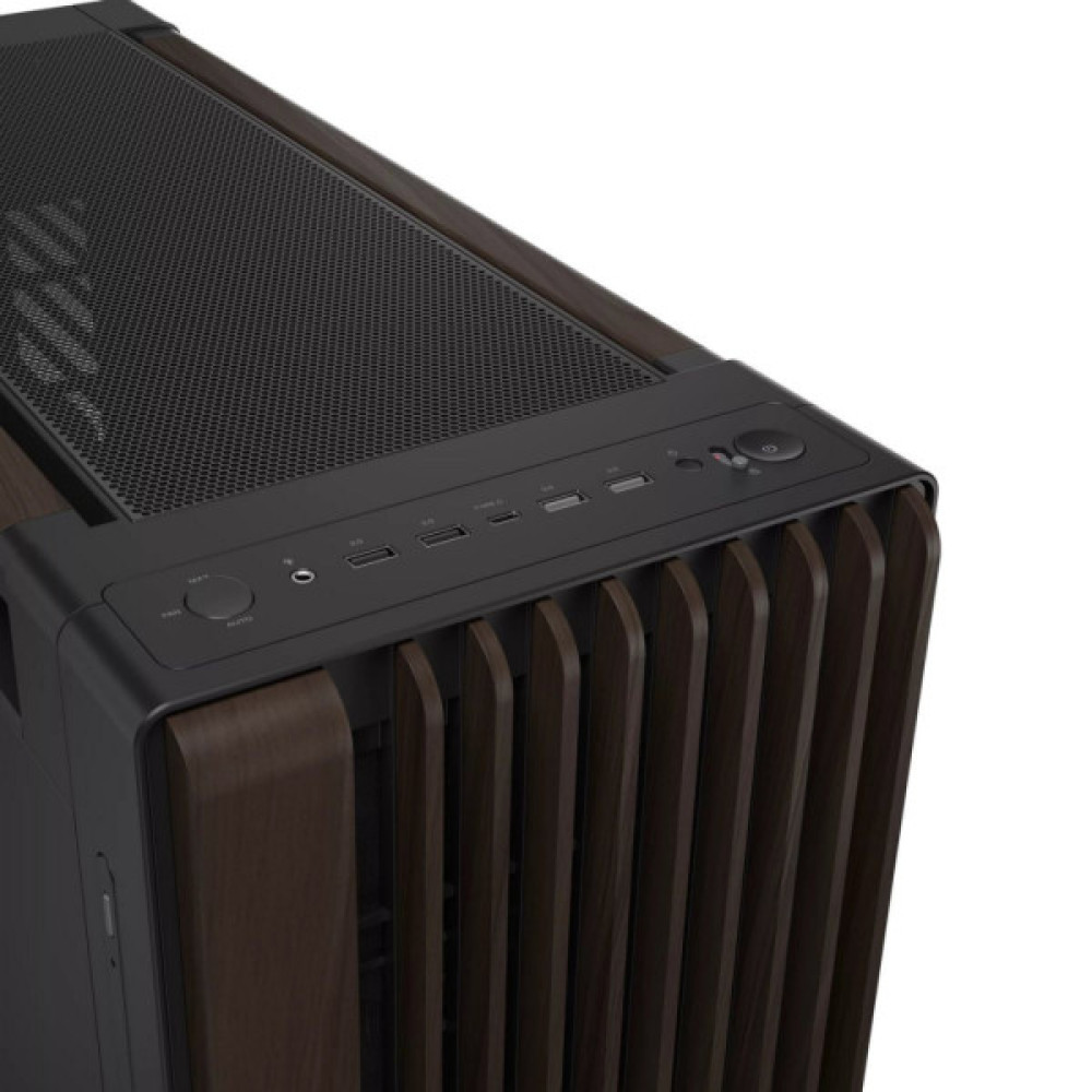 Корпус для ПК ASUS ProArt PA602 Walnut Wood Metal Panel Modern Black (90DC00J0-B09040)