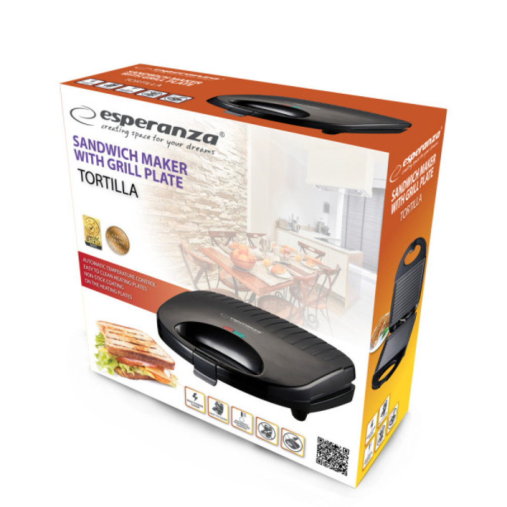 ESPERANZA EKT009 Sandwich Maker 1000W