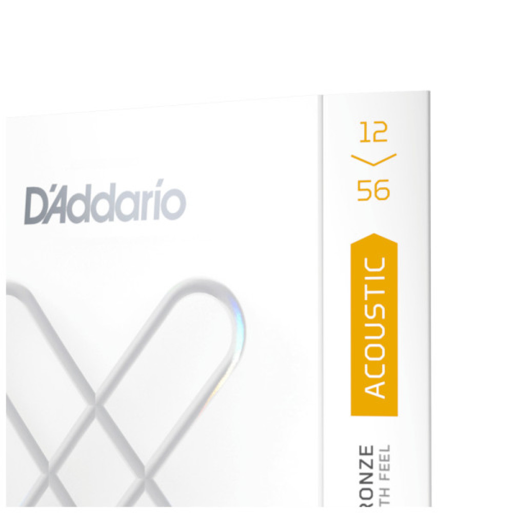 Струни для гітари D'Addario XS 80/20 Bronze Light Top / Medium Bottom (12-56) (XSABR1256)