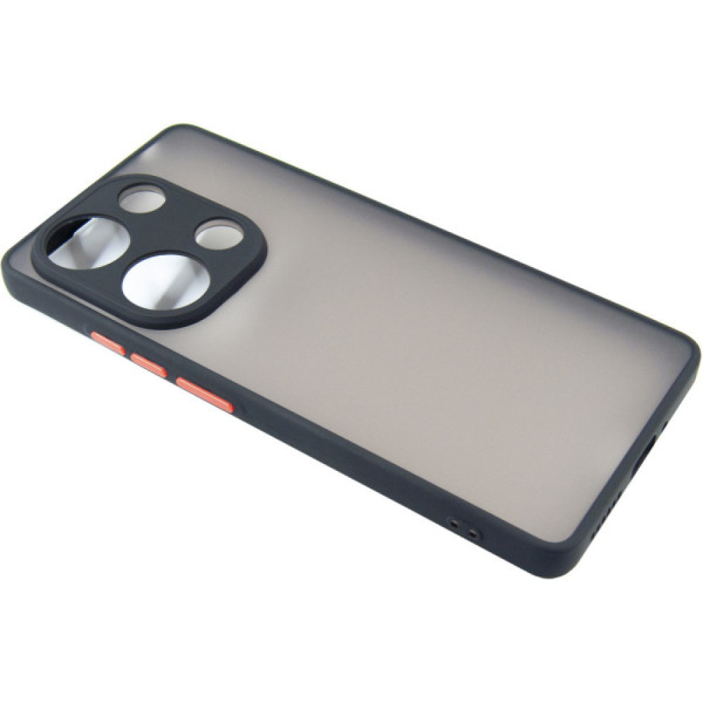 Чохол до мобільного телефона Dengos Matte Xiaomi Redmi Note 13 Pro 4G (black) (DG-TPU-MATT-141)