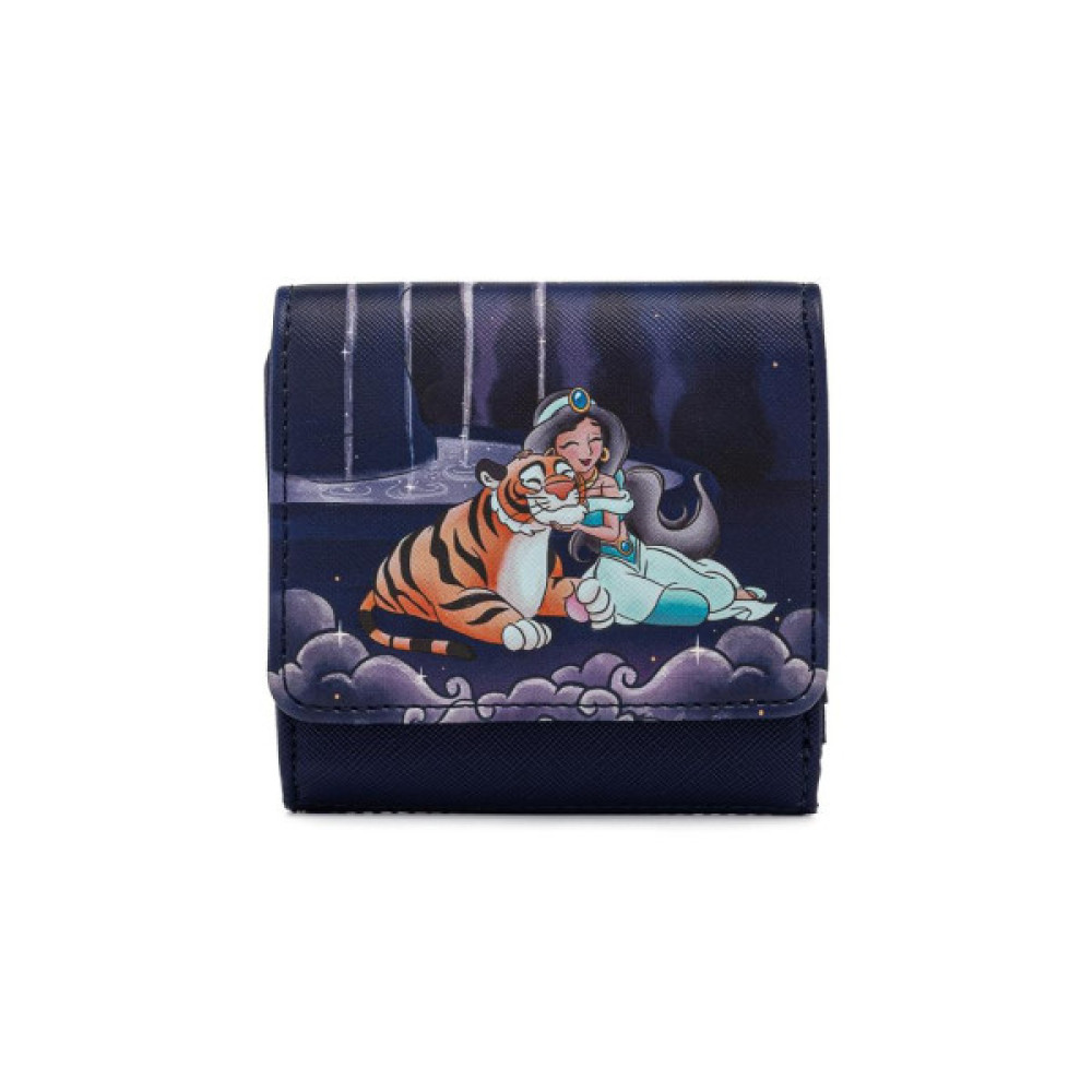 Гаманець дитячий Loungefly LF Disney Jasmine Castle Kisslock (WDWA1705)