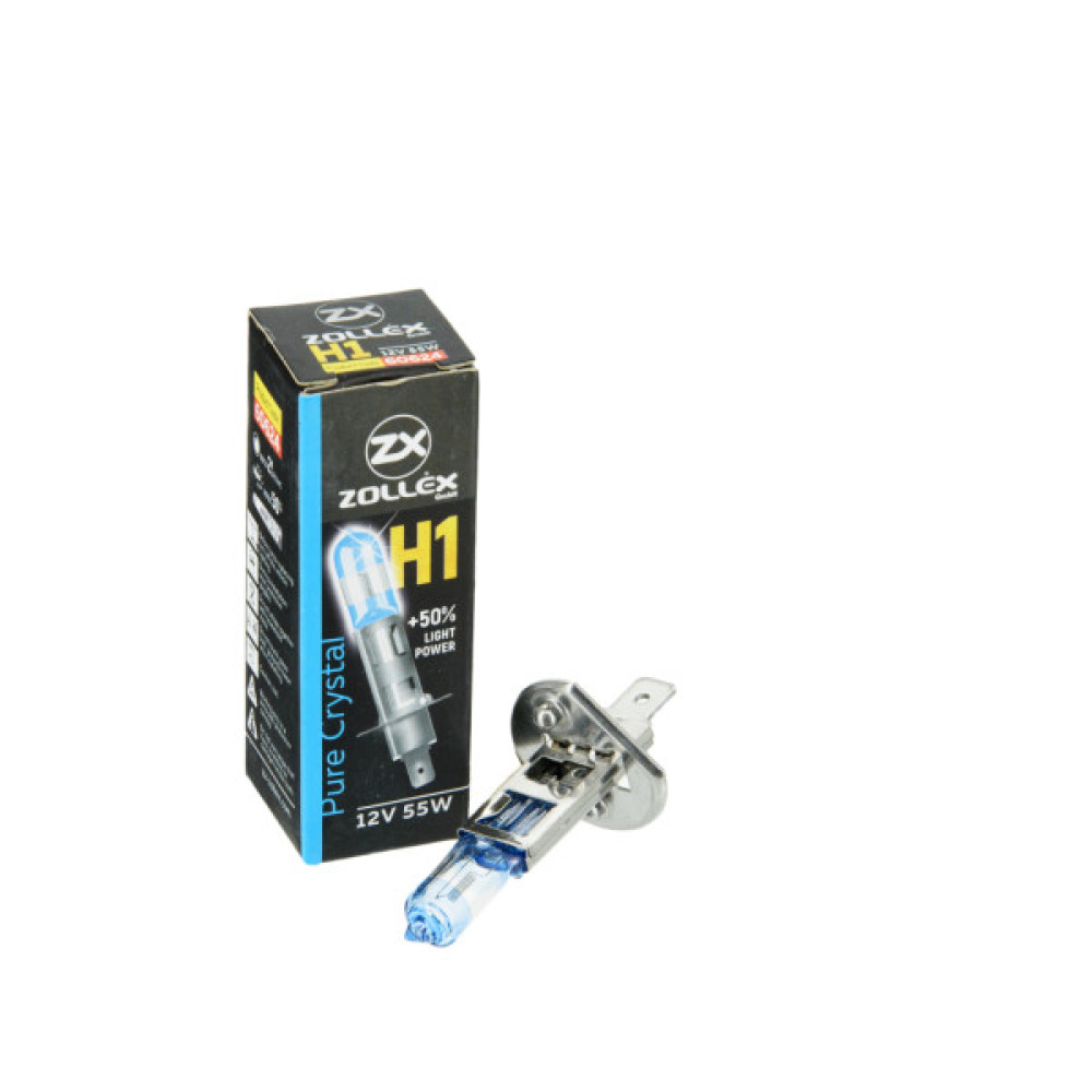 Автолампа Zollex H1 12V 55W Pure crystal (2860624)