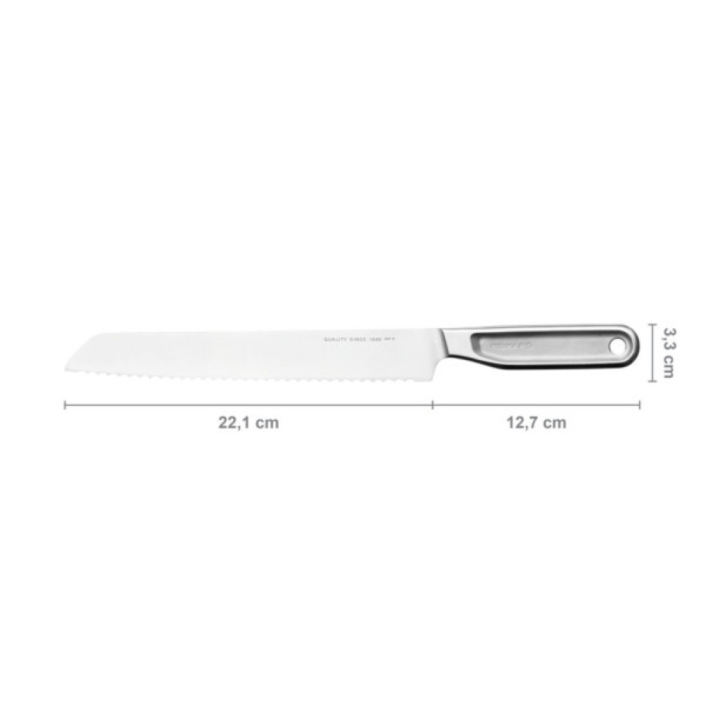 Кухонний ніж Fiskars All Steel для хліба 22,1 см (1062883)