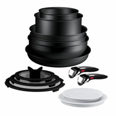 Набір посуду Tefal Ingenio Excellence+, 13 предметів, чорний (P0009753)