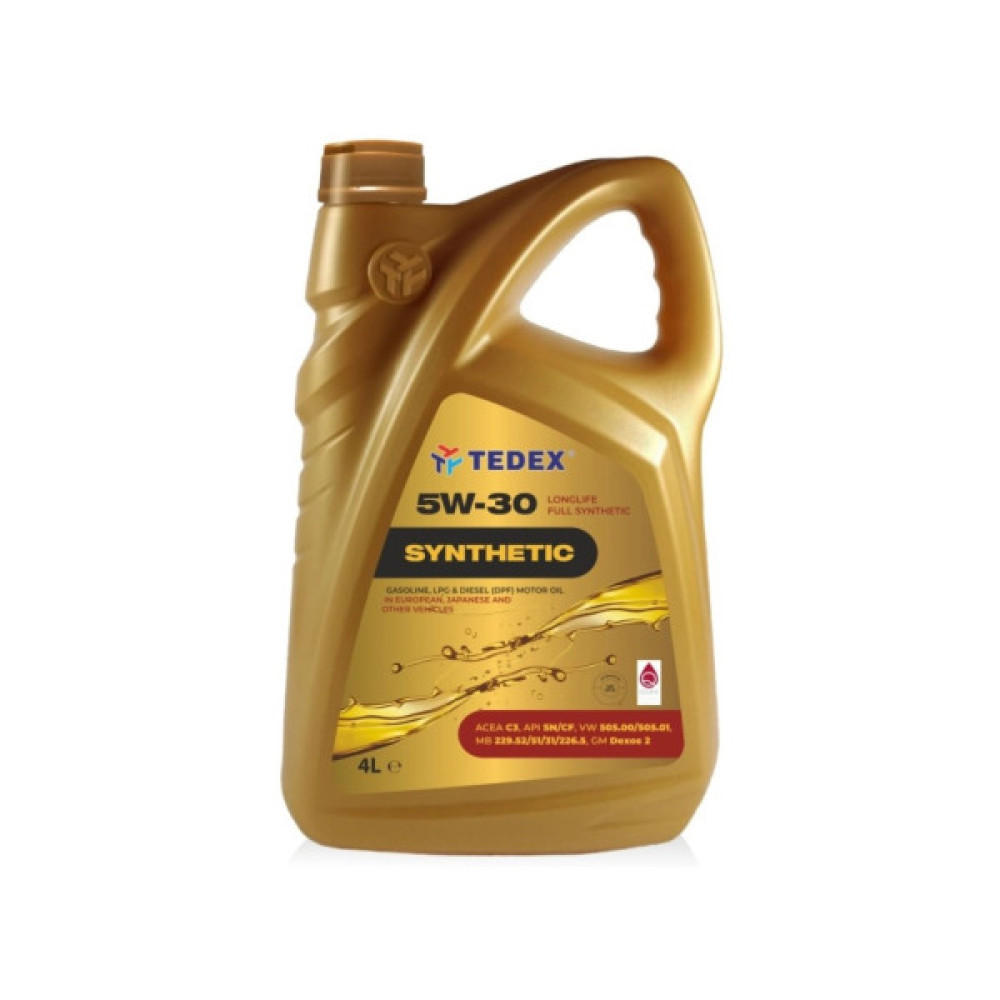 Моторна олива TEDEX SYNTHETIC SN/SM/CF 5W30 - 4л