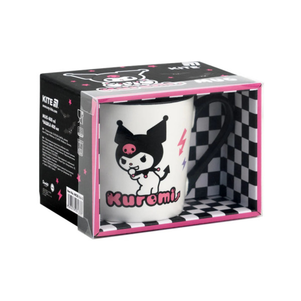 Чашка Kite Kuromi 400 мл, HK-2 (HK25-216-2)