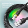 Дата кабель USB 2.0 AM to Lightning 2.0m 2.4A LED black Essager (EXCL-XCDA01) Дата кабель USB 2.0 AM to Lightning 2.0m 2.4A LED black Essager (EXCL-XCDA01)