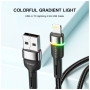 Дата кабель USB 2.0 AM to Lightning 2.0m 2.4A LED black Essager (EXCL-XCDA01) Дата кабель USB 2.0 AM to Lightning 2.0m 2.4A LED black Essager (EXCL-XCDA01)