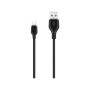 Дата кабель USB 2.0 AM to USB-C 1.0m 2.1A black XO (XO-NB-103-TC-1-BK) Дата кабель USB 2.0 AM to USB-C 1.0m 2.1A black XO (XO-NB-103-TC-1-BK)