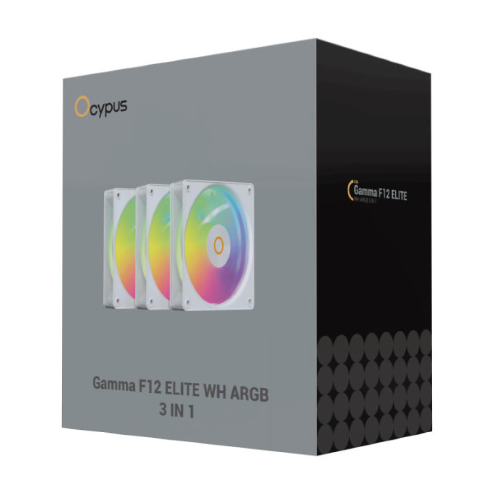 Кулер до корпусу OCYPUS GAMMA F12 ELITE WH A (GAMMA-F12-WH3AM00E-GL)