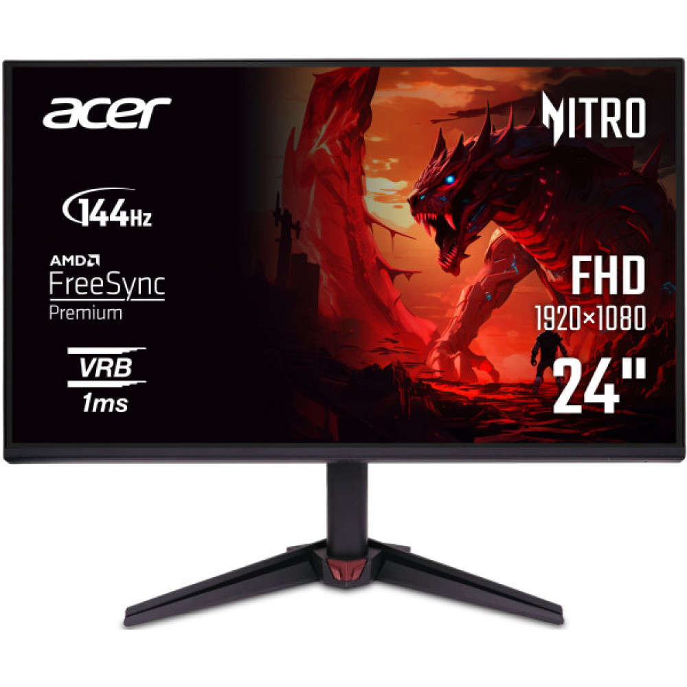 Монітор Acer 23.8" VG240YP6bip HDMI, DP, MM, IPS, 144Hz, 1ms, FreeSync