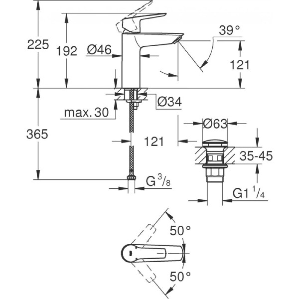 Змішувач Grohe QuickFix 24204002