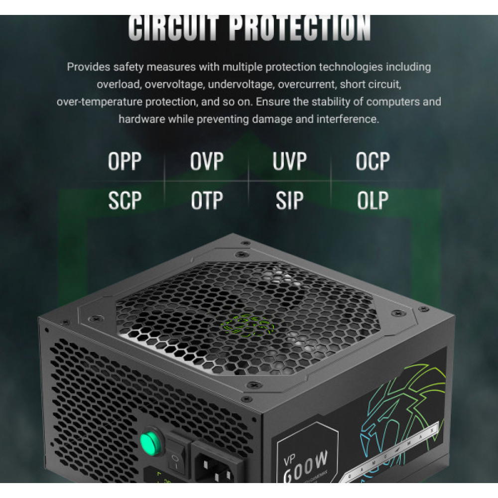 GAMEMAX VP 600S BK