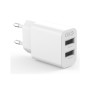 Зарядний пристрій XO L109 12W 2xUSB-A White (L109_White)