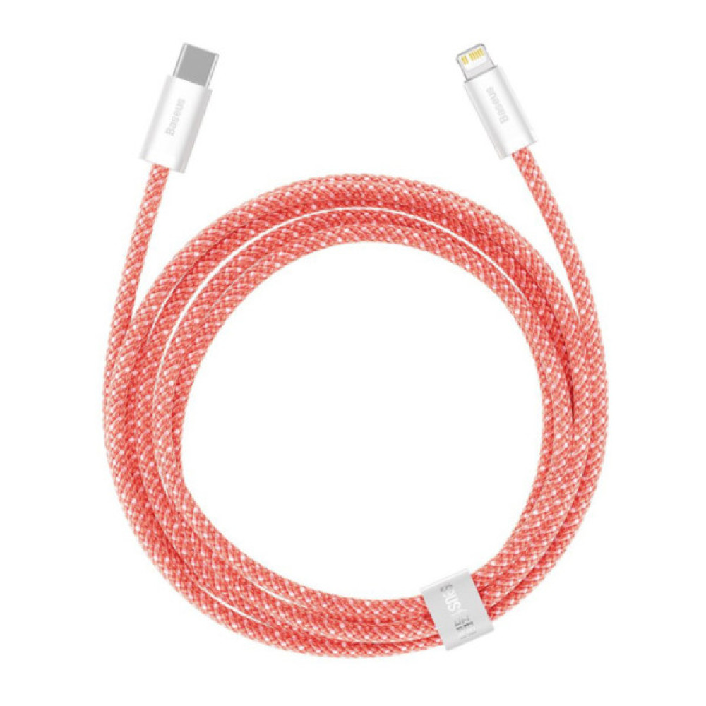 Дата кабель USB-C to Lightning 2.0m 20W orange Baseus (CALD000107)