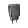 Зарядний пристрій BOROFONE BA71A Power USB-C PD20W Black (6974443387957)