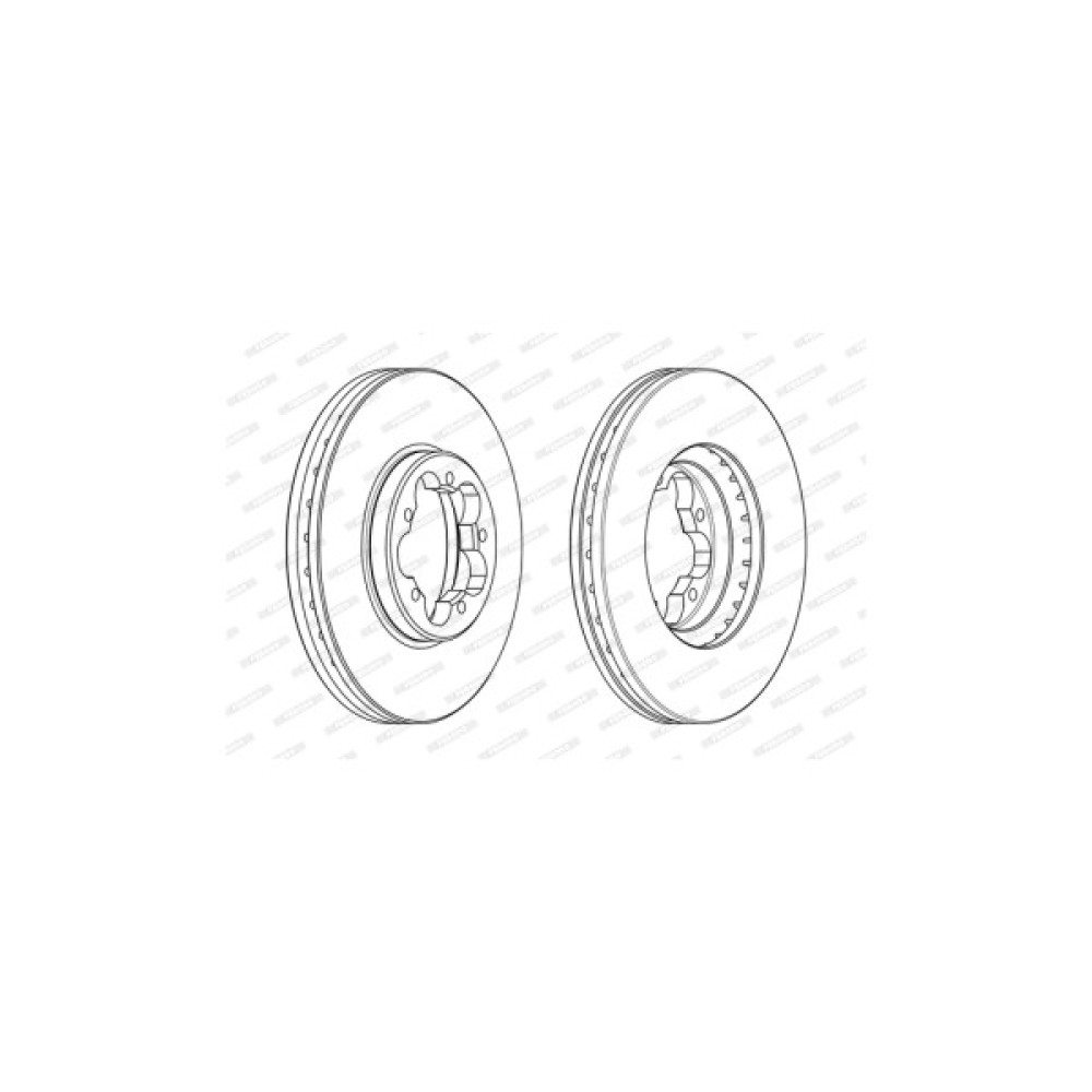 Гальмівний диск FERODO DDF2469