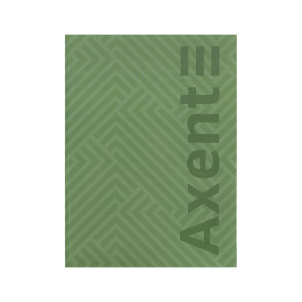 Книга записна Axent A4 Pattern, 96 аркушів клітинка, зелений (8425-1-A)