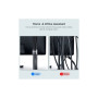 Набір для кріплення стрічка-липучка LP124 20mm Cable Tie Band 2m Black Ugreen (40354)