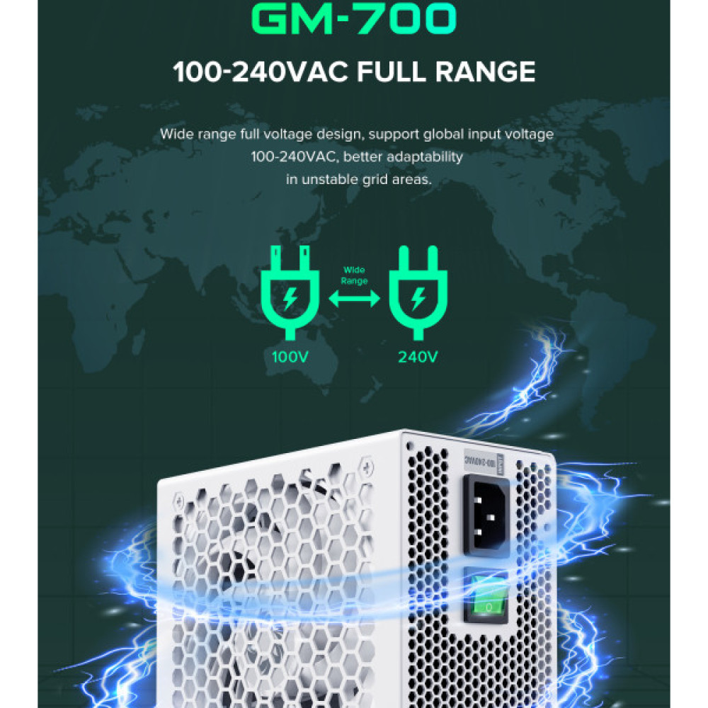 GAMEMAX GM-700 Modular white