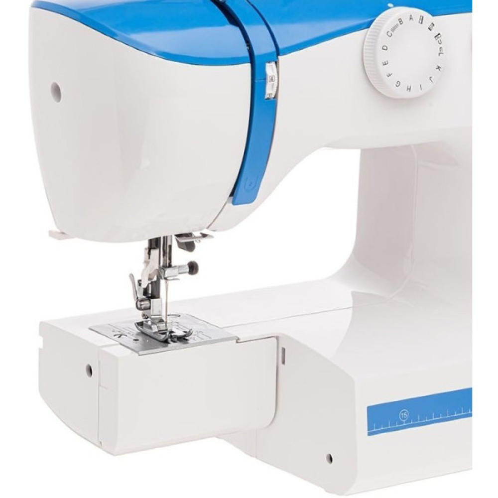 Швейна машина iSEW E36, електромех., 62Вт, 36 шв.оп., петля напівавтомат, білий+синій